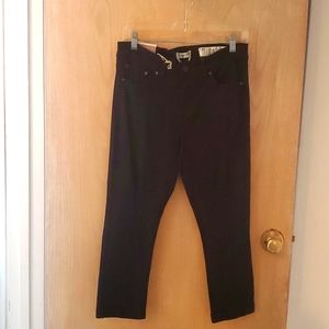 New Juniors Indigo Rein Black Jeans. Cropped Sz 11